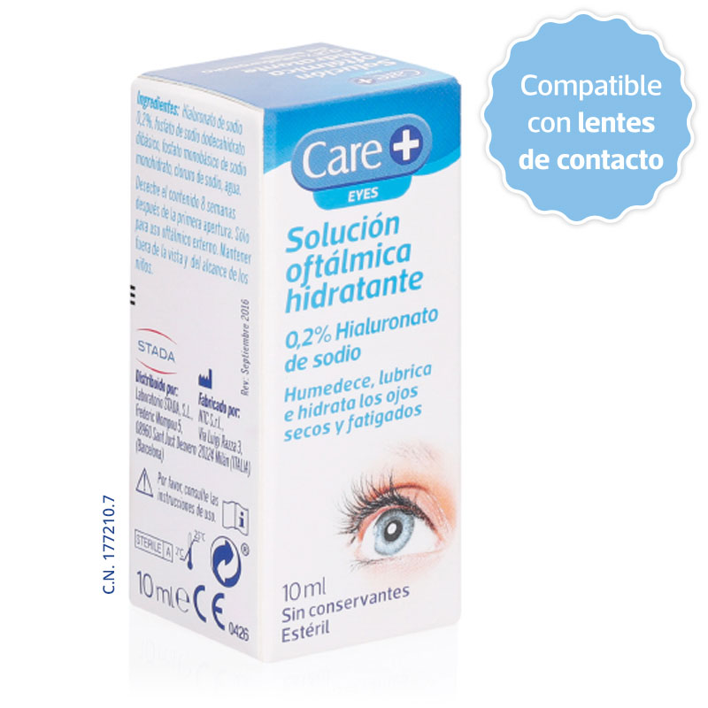 Solución oftálmica hidratante multidosis - Careplus